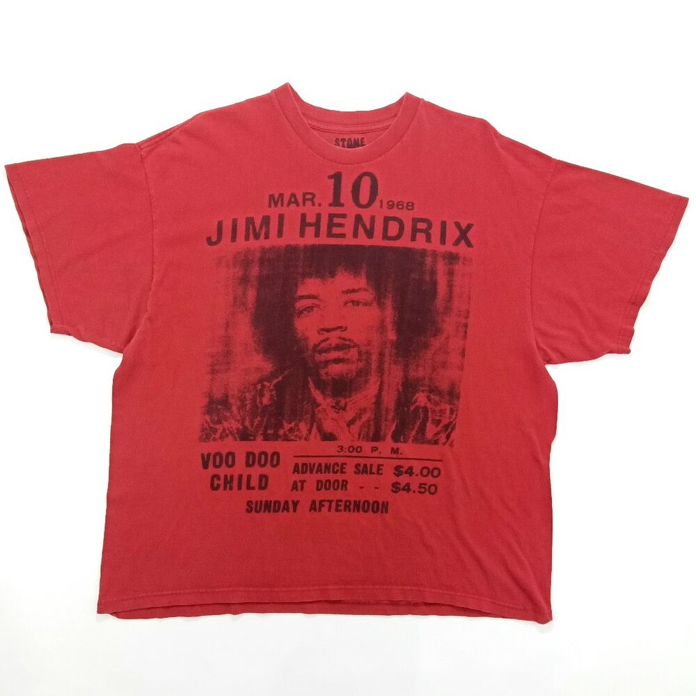Stone Free Jimi Hendrix Retro Concert T Shirt Size:2XL